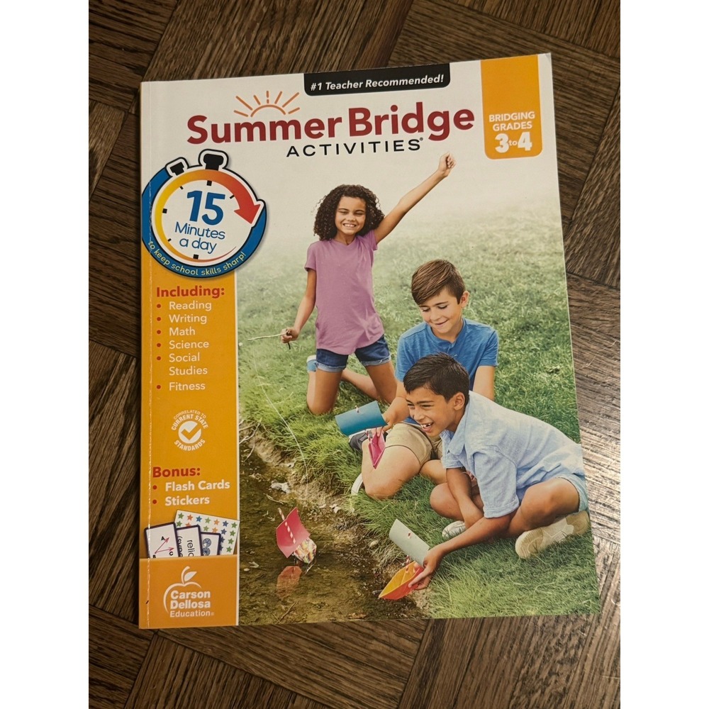 NEW Summer Bridge Activities by Carson Dellosa Grades 3-4‎